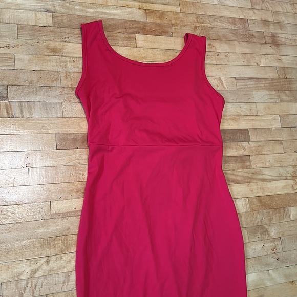 Red Ruffle Train Formal - Picture 2 of 12